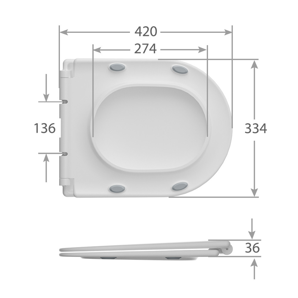Унітаз-компакт Mixxus WAVE-0405-R 630х350х795mm, система змиву RIMLESS   ( MI6694 ) 33495 Харків - фото 17