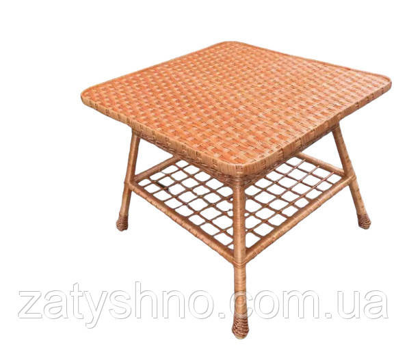 Стіл плетений квадрат 90*90 см Київ - фото 1