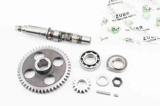 Розподільний вал + шестерня Z-15, d-20mm + шестерня Z-48, d-24mm + кулачок + підшипник 6205 R175A/R180NM Київ
