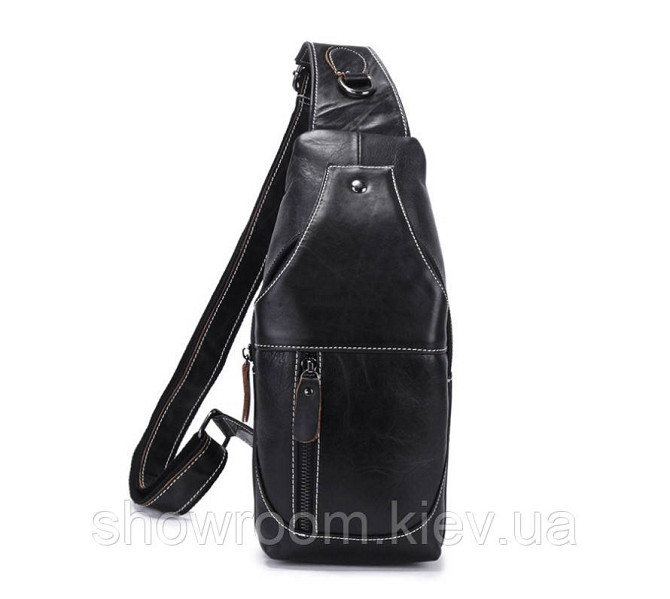 Мужская сумка на грудь (слинг) Leather Collection (376) Киев - изображение 1