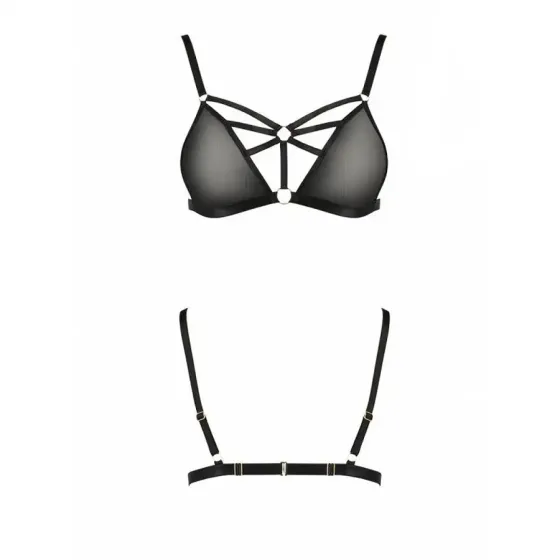 Бюстгальтер-стрепи Passion Exclusive MEGGY BRA L/XL, black Львов