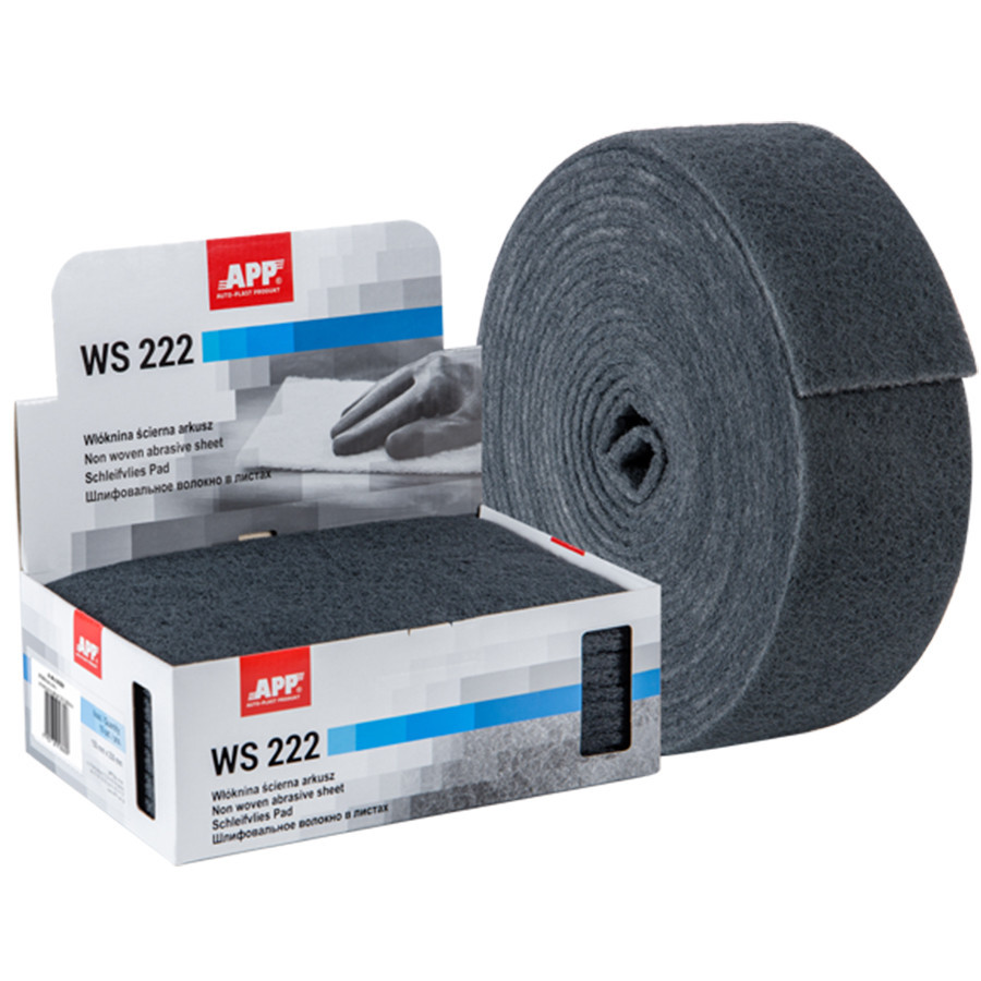Волокно абразивне APP (скотч-брайт), мілкозернисте (P600-800), сірий, рулон 100ммx10м, 06ZR220 Винница - изображение 1