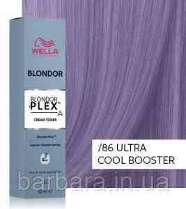 /86 крем-тонер Wella Blondor Plex Toner  /86 Ultra Cool Booster Киев