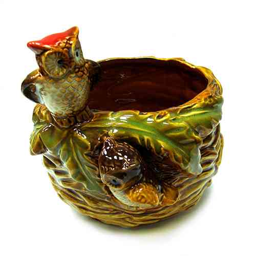 Конфетница керамическая Совы на гнезде Киев