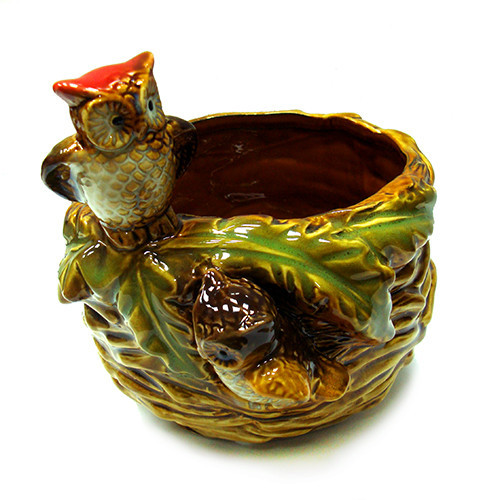 Конфетница керамическая Совы на гнезде Киев - изображение 1