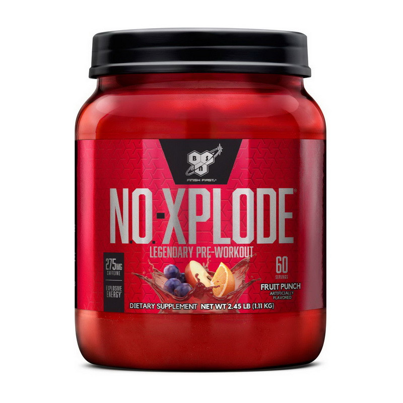 N.O.-XPLODE Pre-Workout Igniter New Formula! 60 serv. (1,11 kg, green apple) Луцк - изображение 1