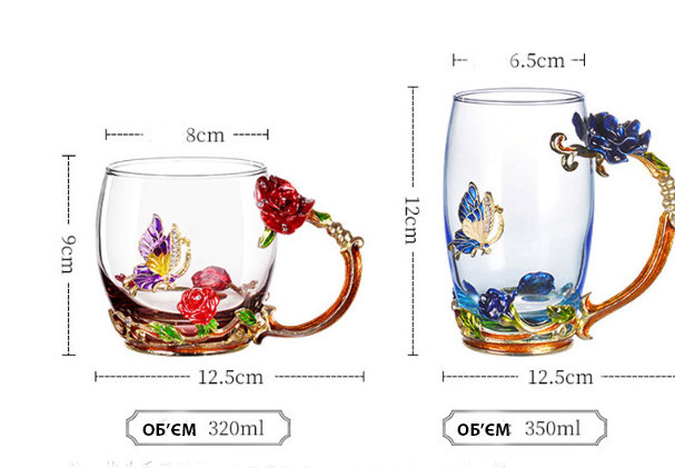 Чашка ПОДАРОЧНАЯ термостойкая Красная РОЗА с ложечкой, Подарочная упаковка Кременчуг - изображение 5