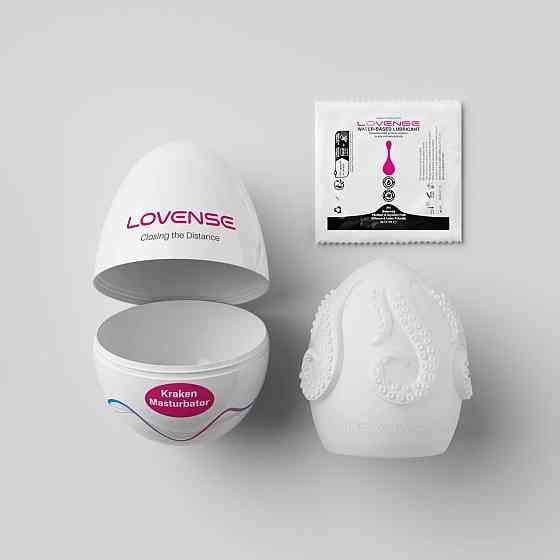 Набір мастурбаторів-яєць Lovense Kraken masturbator egg box, 6 штук, різна текстура Sex Aura Київ