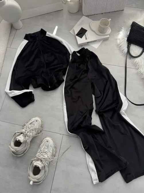 Женский велюровый костюм 2-ка - регулируемые брюки (джоггеры/палаццо) Одесса - изображение 15