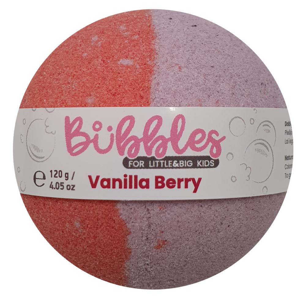 Бомбочка для ванни Ванільна ягода Bubbles 120 г Київ - фото 1