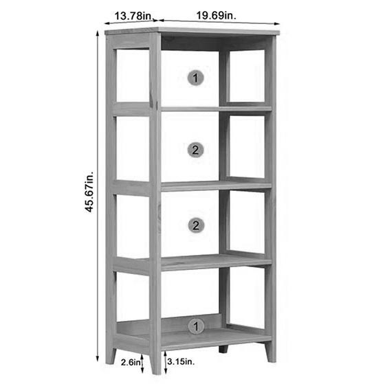 Етажерка для ванної "Бурсаліна" кориця Миколаїв - фото 2