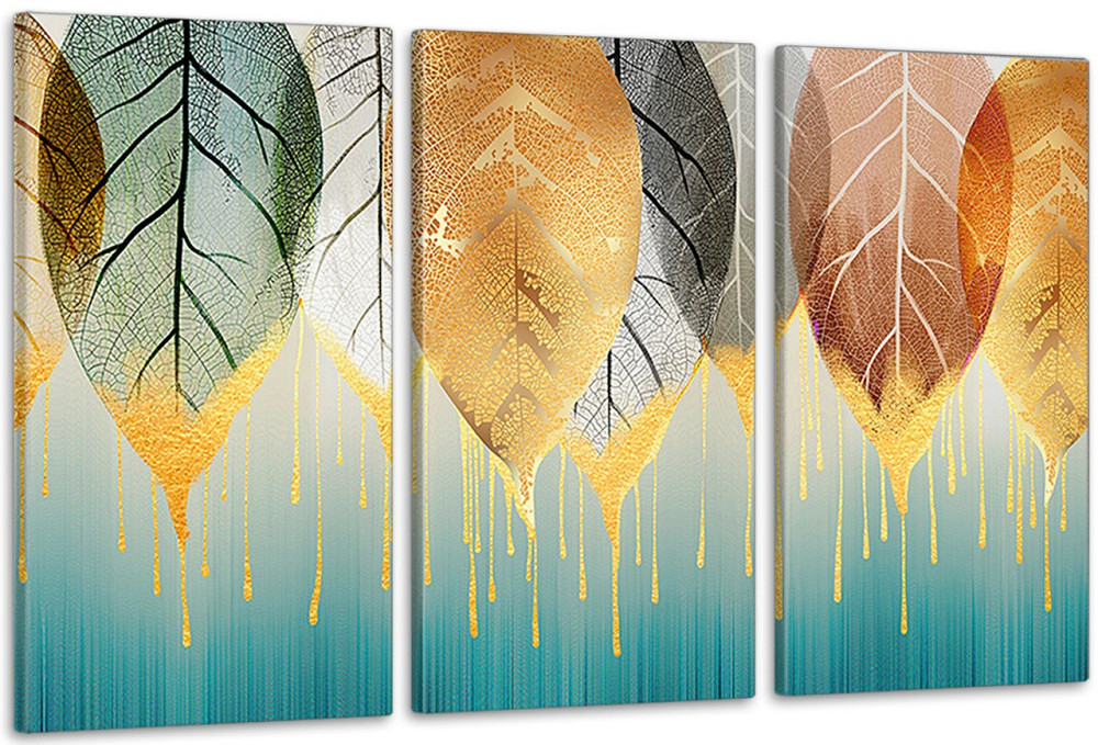 Модульна картина у вітальню/ спальню Абстракцезія ART-127_3A 70х130 см Київ - фото 1