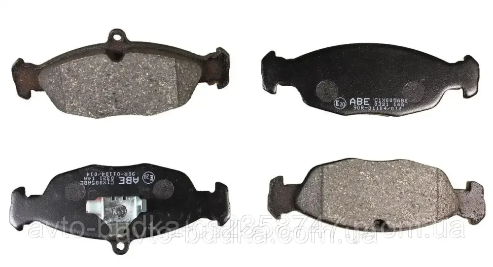 Гальмівні колодки передні на Opel Corsa B 1993-2002 Abe C1X005ABE Новий Розділ - фото 2