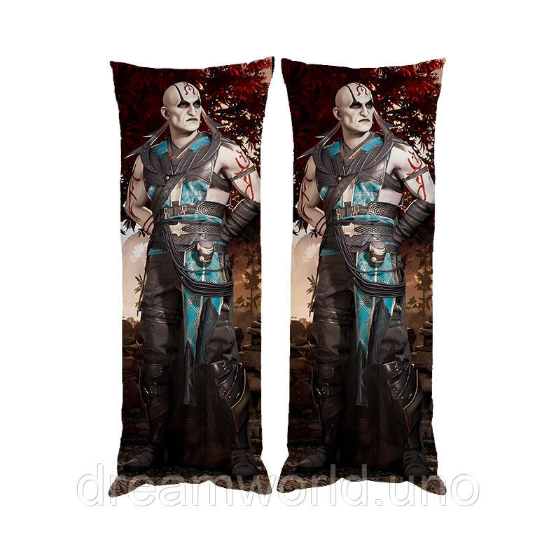 Подушка дакімакура Кван Чі Mortal Kombat декоративна подушка для обіймання 60х180 Харків - фото 1