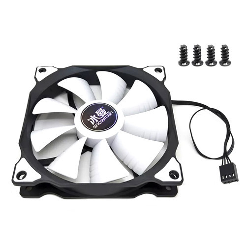 Вентилятор Snowman F120 120мм 4-pin, 45CFM, корпусный кулер для ПК без подсветки Киев - изображение 2