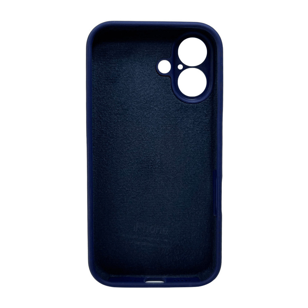 Чохол для смартфона Silicone Full Case AA Camera Protect for Apple iPhone 16 39,Navy Blue Київ - фото 3