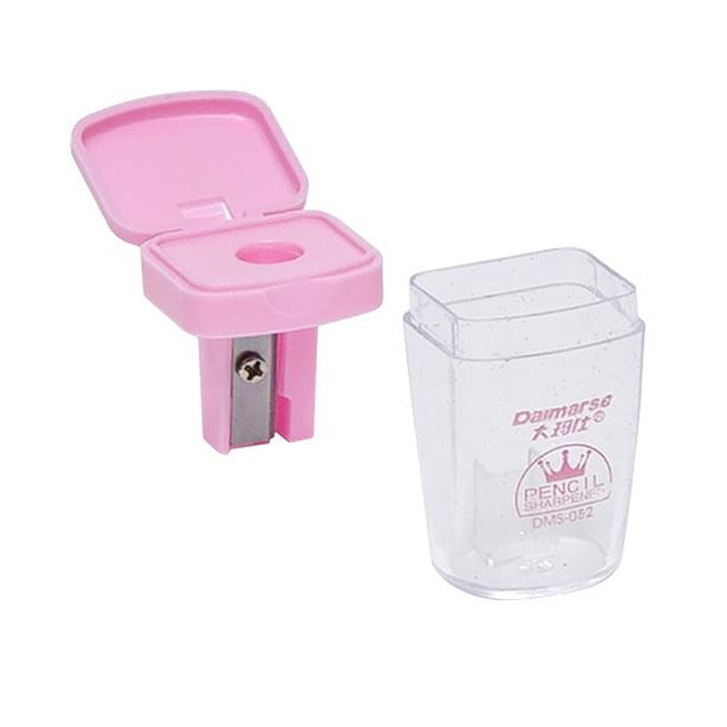 Точилка для олівців DAIMARSE DMS-082(Pink) з контейнером Вінниця - фото 1