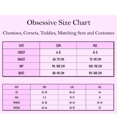 Боди Obsessive B123 L/XL Sex Aura Киев