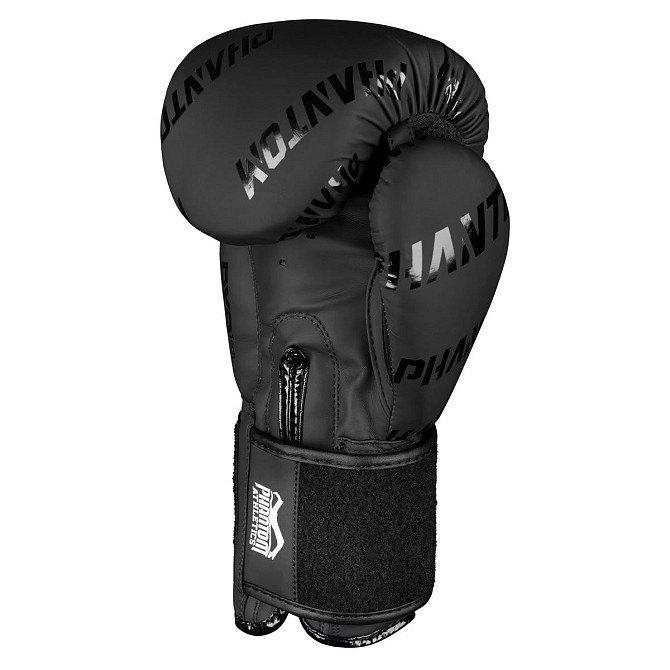 Боксерські рукавиці Phantom APEX Velcro Black 12 унцій (Бинти 4м. в подарунок) Каменское - изображение 4