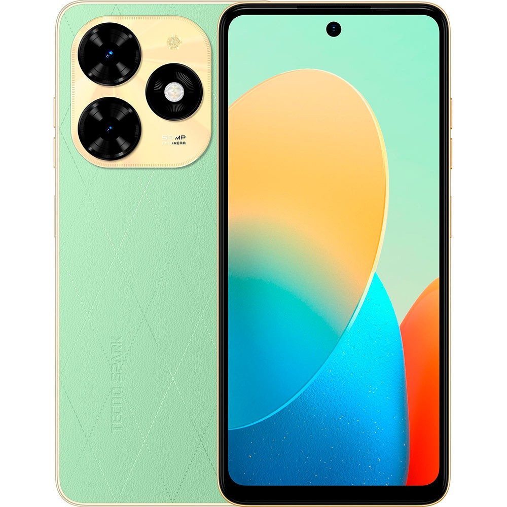 Смартфон Tecno Spark 20C (BG7n) 4/128 GB Dual Sim Magic Skin Green (4894947011764) ( 11887 ) Харків - фото 1