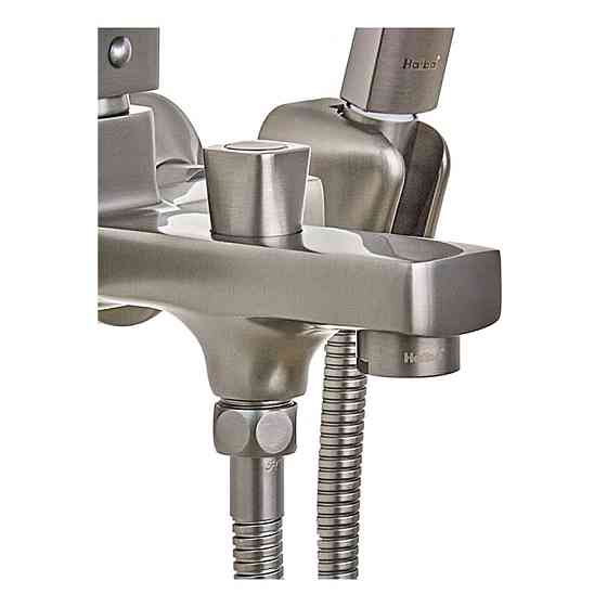 Змішувач для ванної Haiba Kubus 009 Euro Graphite (HB4007) Харків