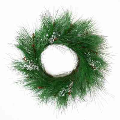 Прикраса декоративна YES! Fun вінок Снеговичок 15 см без прикрас (903878) Вінниця