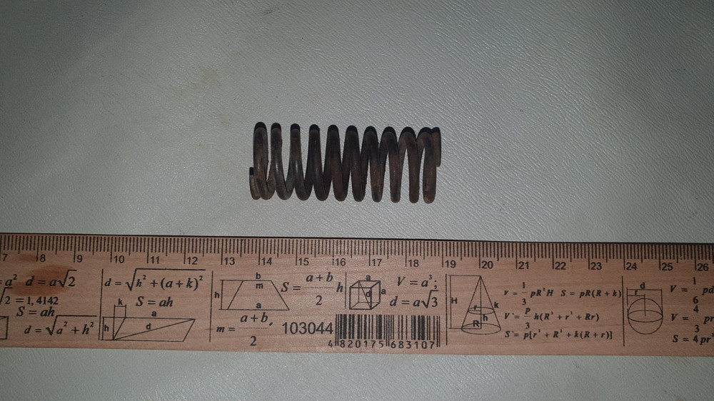 Пружина стиснення 19х47х2.5 мм. СССР. Харків - фото 2