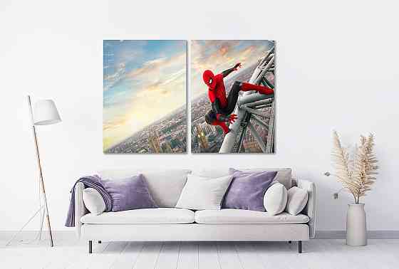 Модульна картина у вітальню/ спальню  Людина Павук       TLV-2_106 120х170 см Київ
