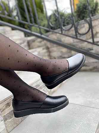 BOGATKO Балетки жіночі BOGATKO 8131 чорні (весна-осінь, шкіра натуральна) (3543) Коломыя