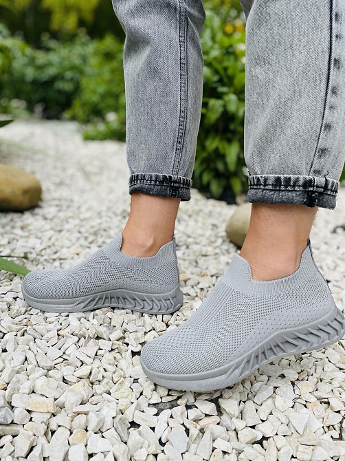 Kamengsi Сліпони жіночі Kamengsi Z108-2 сірі (літо, сітка) (5047) 36-41 Коломия - фото 10