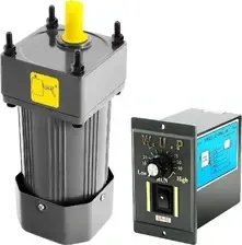 Silnik przekładniowy, 220 V, 0-270 obr/min, średnica wału 12 mm, moment obrotowy 3,2 Nm, przełożenie 1:5 Киев - изображение 1