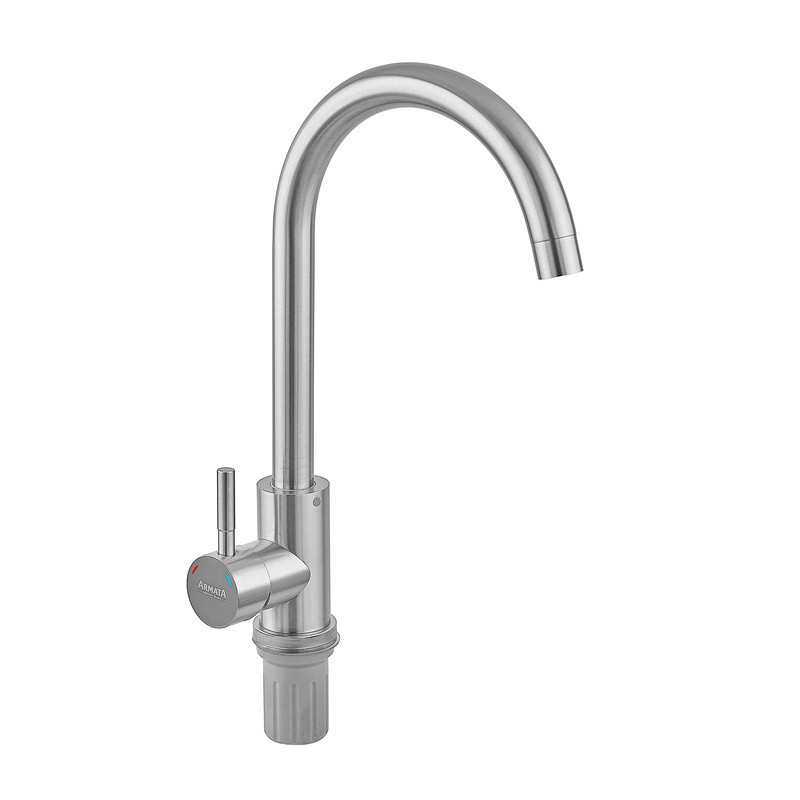 Кухонний змішувач Armata SUS-011 з нержавіючої сталі (CH6484) Харків - фото 5