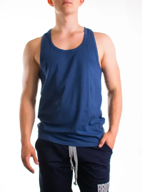 Майка чоловіча синя Атлет 000154 48 Київ - фото 1