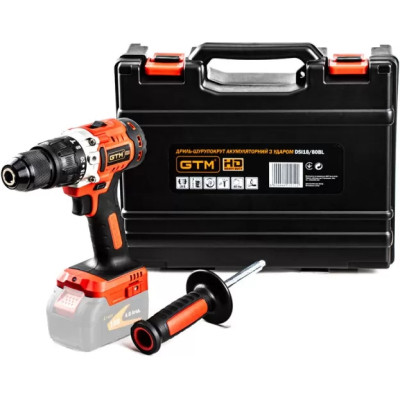 Шуруповерт GTM DSI18/80BL з ударом, 18В, 80Нм, 2шв (без АКБ та ЗП) (DSI18/80BL_BARE TOOL) Вінниця - фото 1