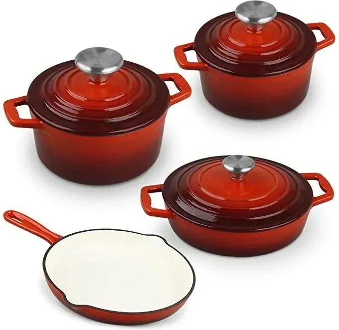 Carl Schmidt Zestaw Naczyń Żeliwnych 4Szt. Xanten Red Sohn (Csk067489) Киев - изображение 1