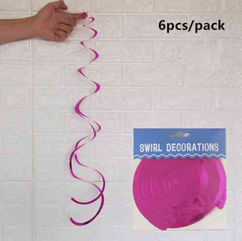 Дощик гірлянда на стелю 6 стрічок 70 см малиновий Київ