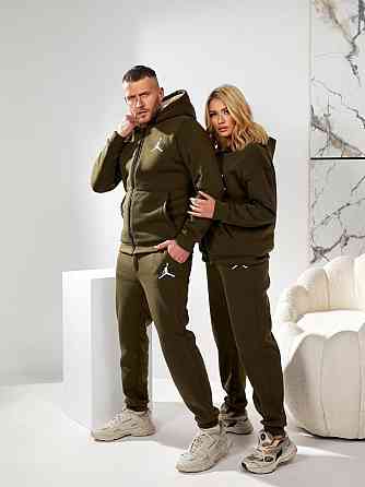 Женский базовый теплый костюм трехнить на флис Одесса