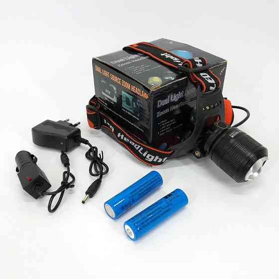 Налобний фонарь с аккумулятором, Налобный фонарь с ремешком на голову Фонарик на голову зарядкой IM-69 Киев