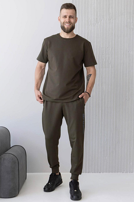 Штани джогери чоловічі TotalFit EM1 3XL, Хаки Киев - изображение 1