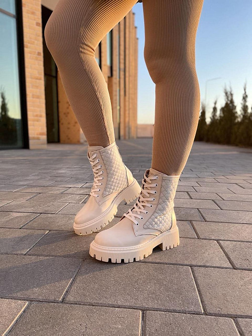 Черевики жіночі ARLEN бежеві натуральна шкіра зимові (35-39) (4848) Коломия - фото 5