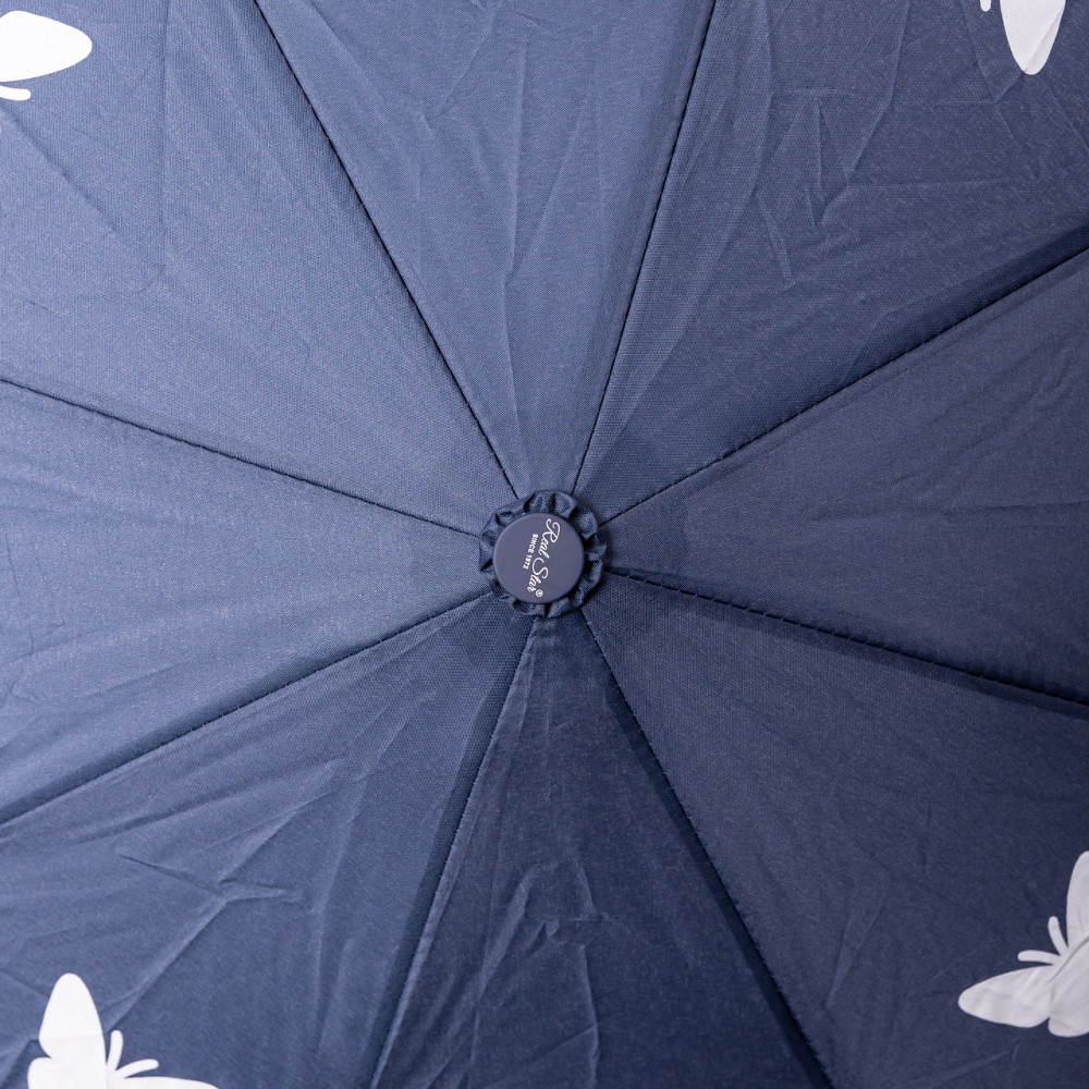 Синій полуавтоматичний зонт з принтом, 97 см Київ - фото 5