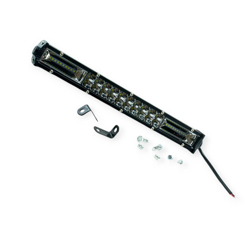 Фара LED прямокутна 340х40х50 (ДВШ) 120W бічне кріплення додаткова Мукачево - фото 1