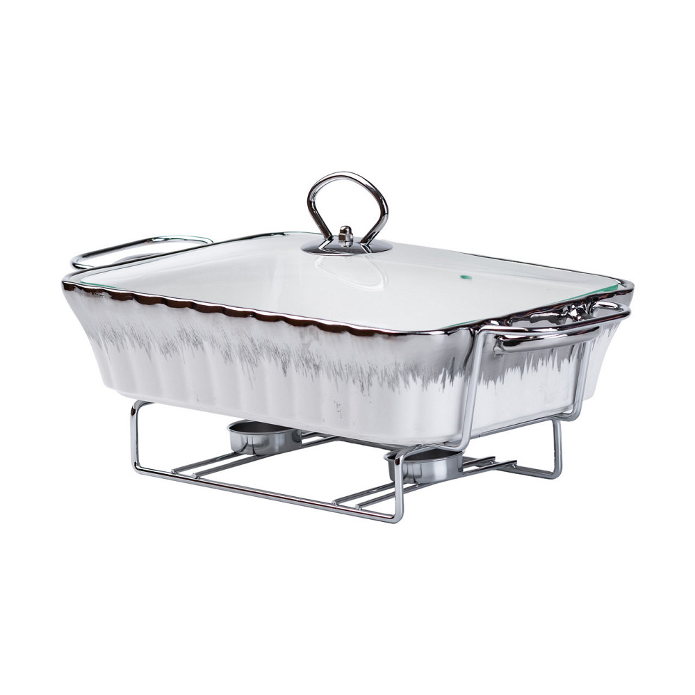 Марміт 1,5 л прямокутний порцелянаовий марміт з підігрівом HP1020 Київ - фото 3