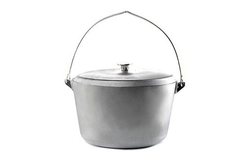 Алюмінієвий котел 10 л з кришкою та дужкою 290 мм СИЛА Харків - фото 1