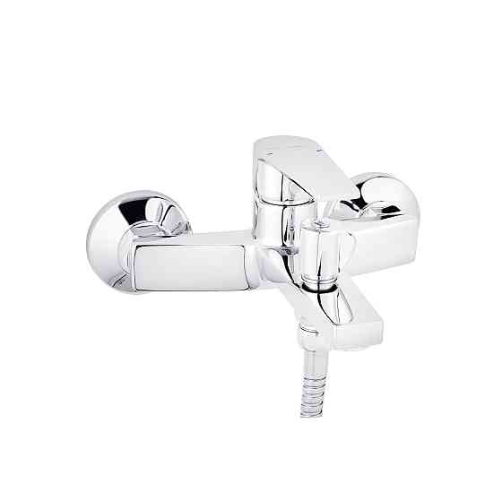 Змішувач для ванни Kroner KRP Eifel - C060 з душовим гарнітуром, хром Київ