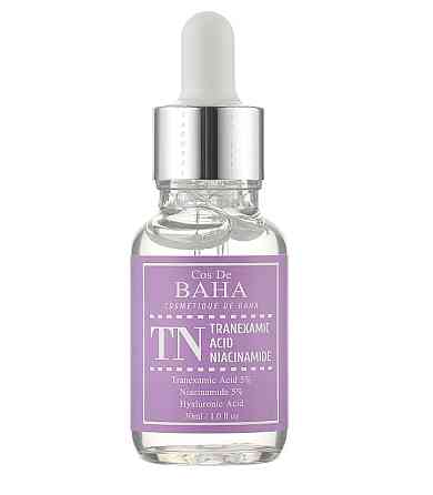 Сироватка для вирівнювання тону з транексамовою кислотою TN Tranexamic Acid Niacinamide Serum Cos De Baha 30 мл Київ