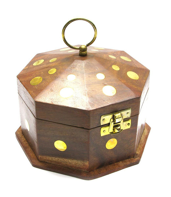 Скринька рожеве дерево 8 граней Київ - фото 1