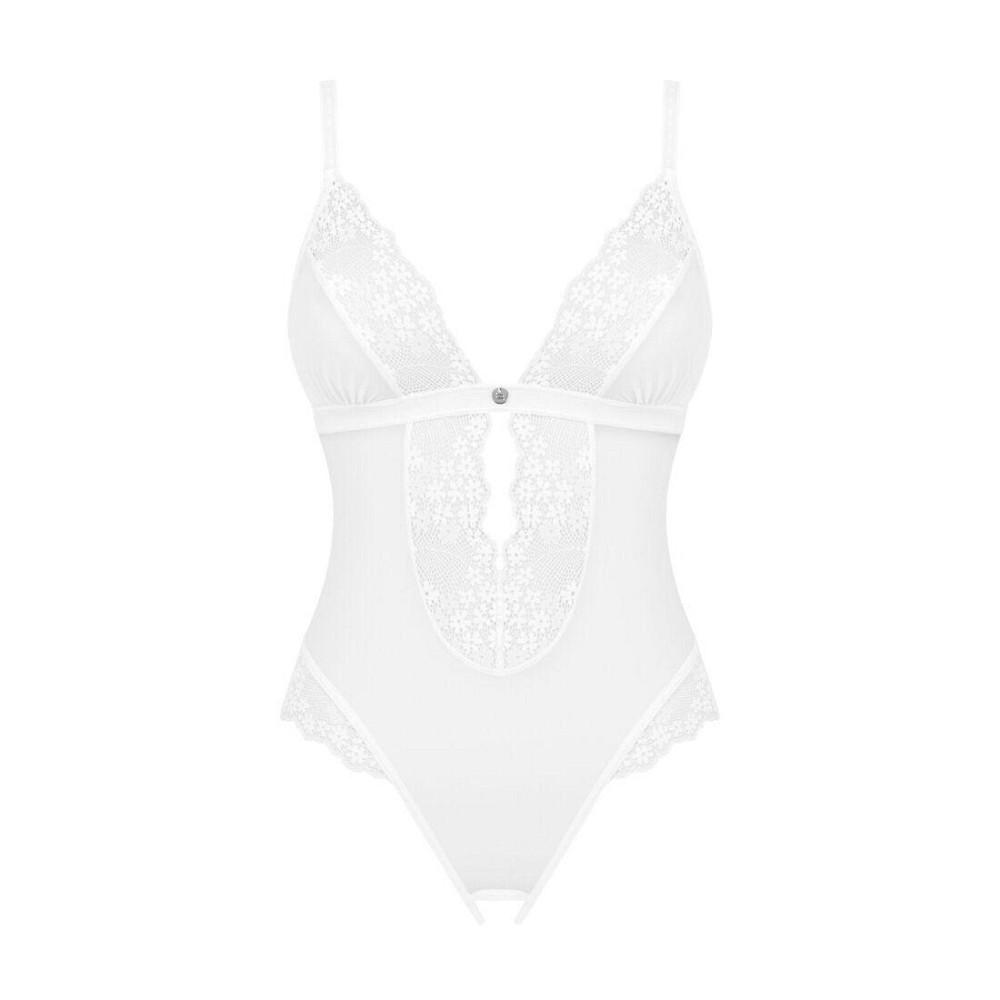 Еротичне напівпрозоре боді Obsessive Heavenlly crotchless teddy XS/S, з доступом Sex Aura Київ - фото 3
