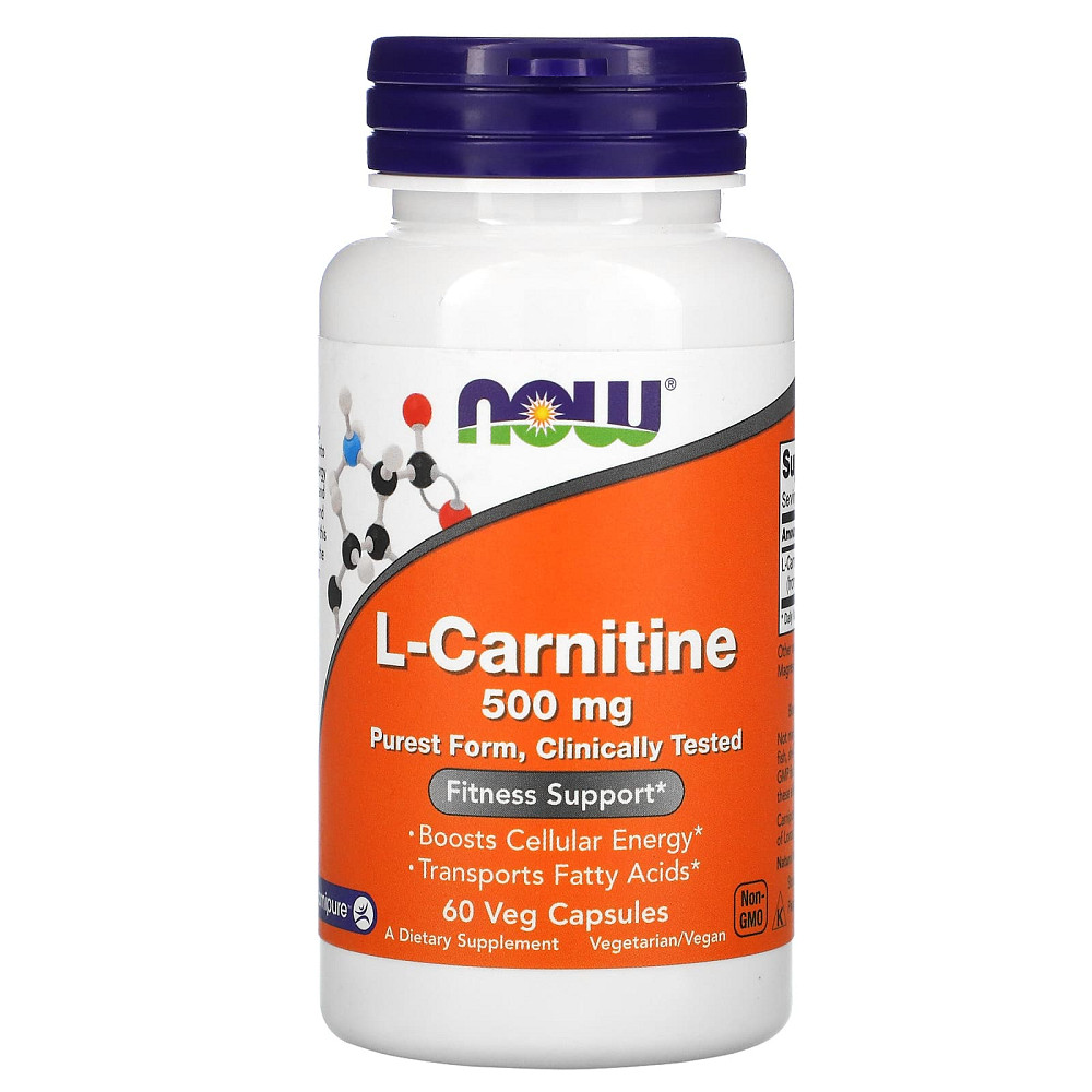 Л-Карнитин (L-Carnitine) 500 мг 60 капсул Київ - фото 2