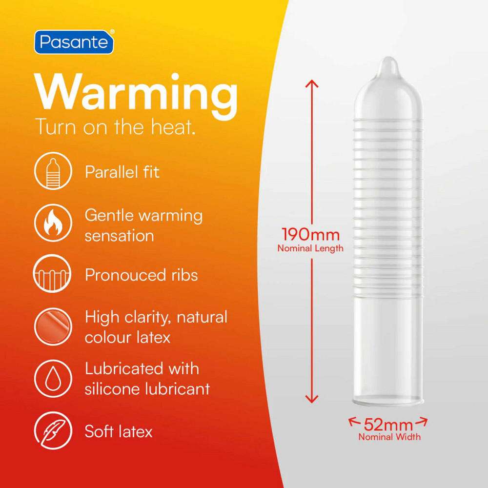 Презервативы Pasante Warming Condoms Bulk Packs 144 pcs Sex Aura Киев - изображение 2
